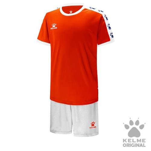 3883033 Football Set Neon Orange/White